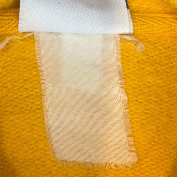 Vintage 90s Washington Redskins NFL Team Apparel Hoodie Gold Yellow Men’s XL - Picture 4 of 9